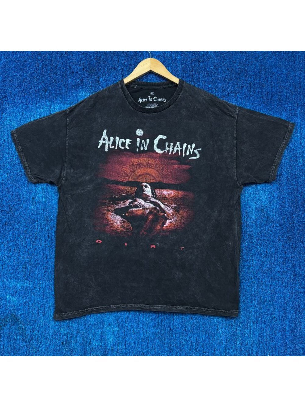 Alice in Chains “Dirt” Graphic Mineral Wash T-Shirt Size XL